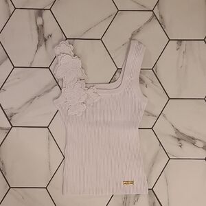 Aje Splendour Flower Knit Tank